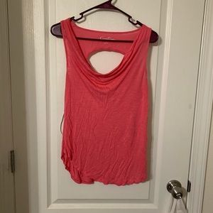 Pink Scoop Neck Shirt